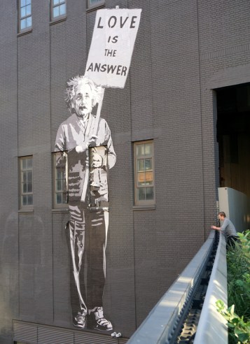New York Highline Einstein