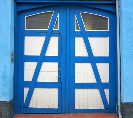 Blue door