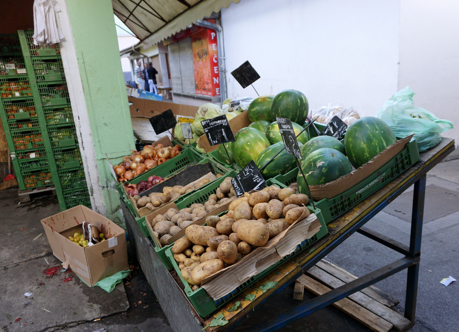 Market vegetables