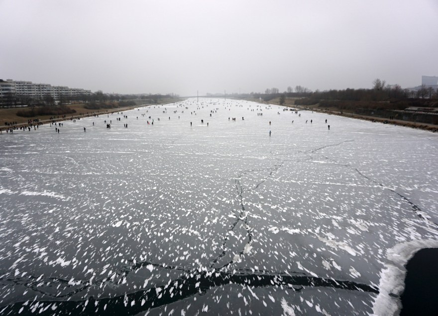 frozen-danube